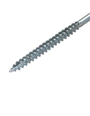Parafusos de madeira e aglomerado TEKOR cabeça fresada dentado 6X70 roscado sobre 42 TORX T30 Aço zinco branco cut