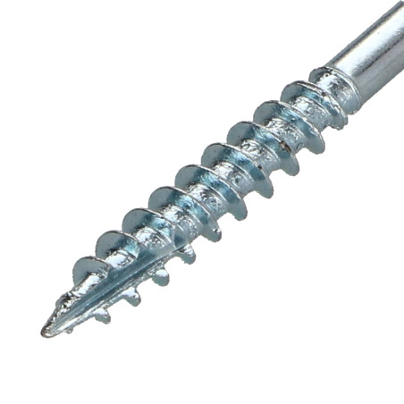Parafusos de madeira e aglomerado TEKOR cabeça fresada dentado 3,5 x 35 roscado sobre 21 TORX T15 Aço zinco branco