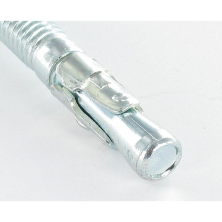 Bucha metálica Fixações M10X100 Aço zinco branco