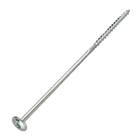 Parafusos de madeira e aglomerado TEKOR cabeça disco TORX T30 cut ponto antifenda tipo 17 6X260 rosca parcial Aço