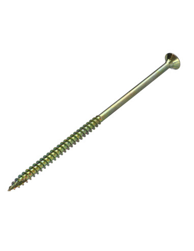 Parafusos de madeira e aglomerado TEKOR cabeça fresada dentado 6X140 roscado sobre 70 TORX T30 ZBCR3+ cut ponto