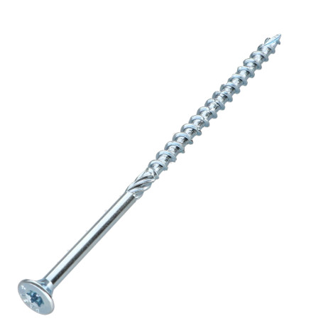 Parafuso de moldura TEKOR cabeça fresada dentado TORX T30 6X120 roscado sobre 80 cut ponto antifenda tipo 17 Aço