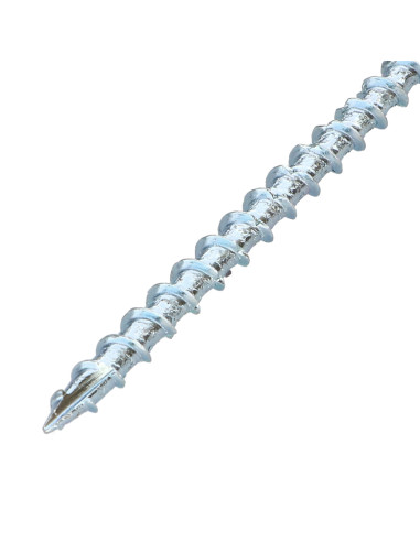Parafuso de moldura TEKOR cabeça fresada dentado TORX T30 6X120 roscado sobre 80 cut ponto antifenda tipo 17 Aço