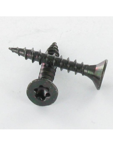 Parafuso de madeira aglomerado cabeça fresada TORX T20 4X40 Aço zinco preto