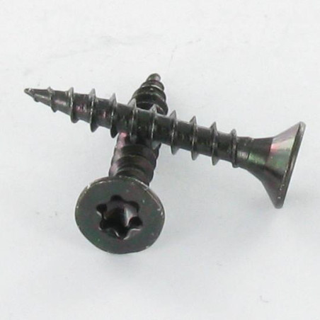 Parafuso de madeira aglomerado cabeça fresada TORX T20 4X40 Aço zinco preto