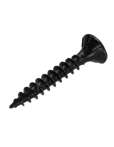 Parafuso de madeira aglomerado cabeça fresada TORX T20 4X40 roscado sobre 24 Aço zinco preto