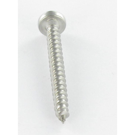 Parafuso de madeira aglomerado cabeça redonda 4X50 TORX T20 Aço zinco branco