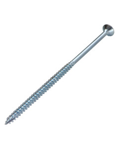 Parafusos de madeira e aglomerado TEKOR cabeça fresada dentado 5X120 roscado sobre 70 TORX T25 Aço zinco branco cut 2