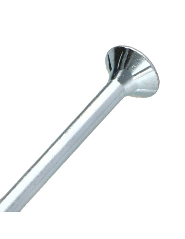 Parafusos de madeira e aglomerado TEKOR cabeça fresada dentado 5X120 roscado sobre 70 TORX T25 Aço zinco branco cut