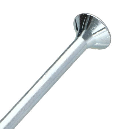Parafusos de madeira e aglomerado TEKOR cabeça fresada dentado 5X120 roscado sobre 70 TORX T25 Aço zinco branco cut