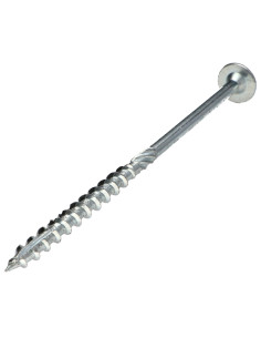 Parafusos de madeira e aglomerado TEKOR cabeça disco TORX T40 cut ponto antifenda tipo 17 8X140 rosca parcial Aço 2