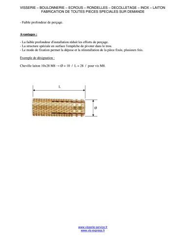 Bucha Bronze 10X28 M8 - Parafuso Express
