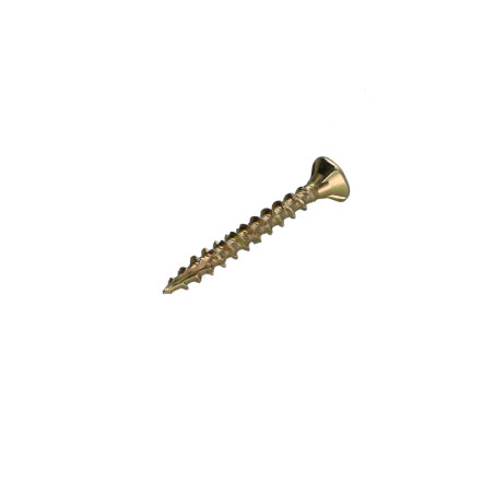 Parafusos de madeira e aglomerado TEKOR cabeça fresada dentado 4X35 rosca total TORX T20 ZBCR3+ cut ponto antifenda