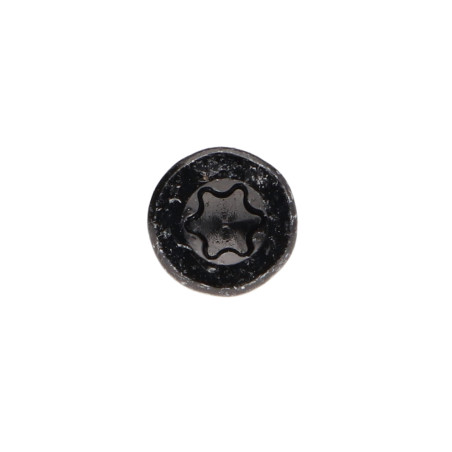 Parafusos de madeira e aglomerado TEKOR cabeça fresada dentado 4X35 TORX T20 Aço zinco preto rosca total cut ponto