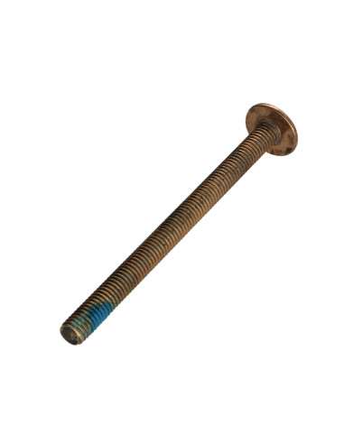 PARAFUSO cabeça de cogumelo M6X80 chave de 4 Aço latonado Freio roscado