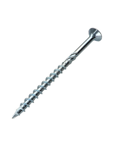 Parafuso de moldura TEKOR cabeça fresada dentado TORX T40 8X100 roscado sobre 60 cut ponto antifenda tipo 17 Aço