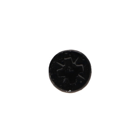 Parafuso de madeira aglomerado cabeça fresada Pozi PZ6 5X45 rosca total Aço zinco preto