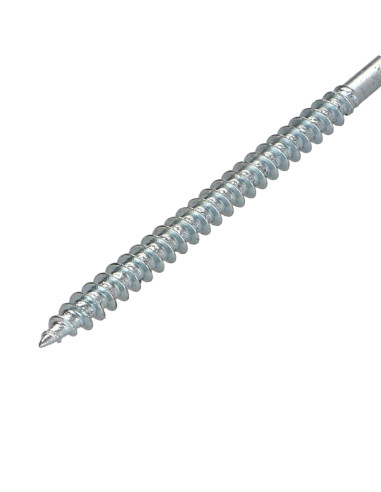Parafusos de madeira e aglomerado TEKOR cabeça fresada dentado 6X90 roscado sobre 60 TORX T30 Aço zinco branco cut