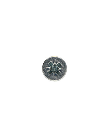 Parafuso de madeira aglomerado cabeça fresada Pozi PZ6 5X60 rosca parcial Aço zinco branco GLEITMO 627