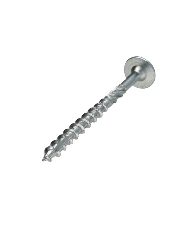 Parafusos de madeira e aglomerado TEKOR cabeça disco TORX T30 cut ponto antifenda tipo 17 6X90 rosca parcial Aço