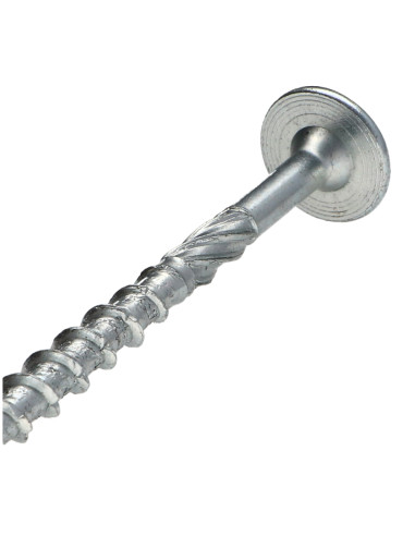 Parafusos de madeira e aglomerado TEKOR cabeça disco TORX T30 cut ponto antifenda tipo 17 6X90 rosca parcial Aço