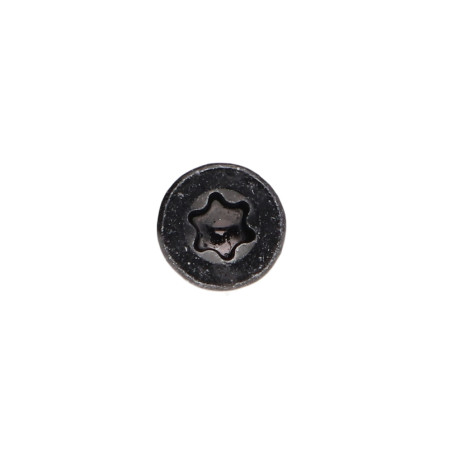 Parafusos de madeira e aglomerado TEKOR cabeça fresada dentado 4X20 TORX T20 Aço zinco preto rosca total cut ponto