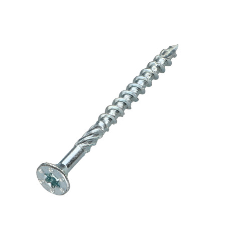 Parafuso de moldura TEKOR cabeça fresada dentado TORX T25 5X80 roscado sobre 47 cut ponto antifenda tipo 17 Aço