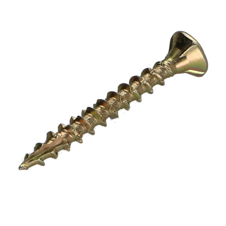 Parafusos de madeira e aglomerado TEKOR cabeça fresada dentado 4X45 roscado sobre 27 TORX T20 ZBCR3+ cut ponto