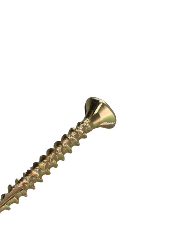 Parafusos de madeira e aglomerado TEKOR cabeça fresada dentado 4X45 roscado sobre 27 TORX T20 ZBCR3+ cut ponto