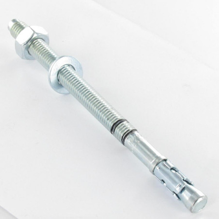 Bucha metálica Fixações R-XPTIIIZP M12X180 Aço zinco branco RAWLPLUG