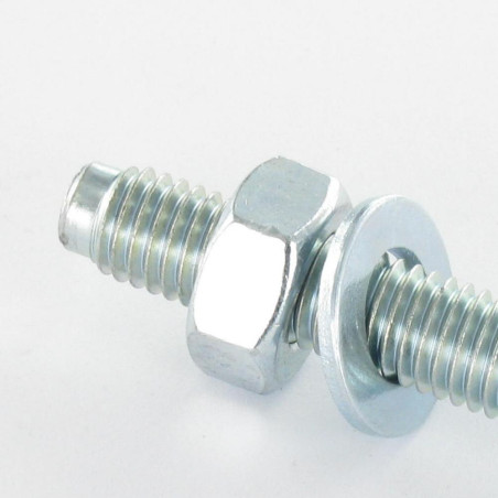 Bucha metálica Fixações R-XPTIIIZP M12X180 Aço zinco branco RAWLPLUG