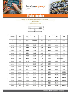 Rondela liso M3X8X0,8 M Aço inoxidável A2 Preto 2