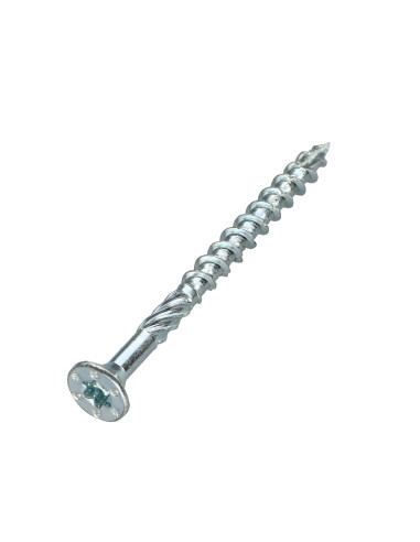 Parafuso de moldura TEKOR cabeça fresada dentado TORX T30 6X80 roscado sobre 50 cut ponto antifenda tipo 17 Aço
