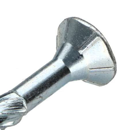 Parafuso de moldura TEKOR cabeça fresada dentado TORX T30 6X80 roscado sobre 50 cut ponto antifenda tipo 17 Aço