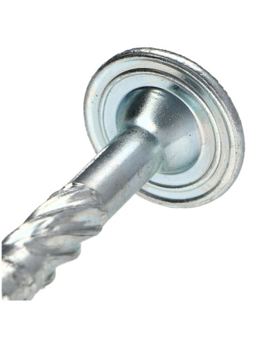 Parafusos de madeira e aglomerado TEKOR cabeça disco TORX T30 cut ponto antifenda tipo 17 6X60 rosca parcial Aço