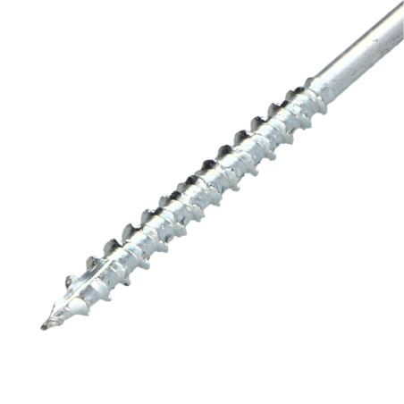 Parafuso de madeira aglomerado cabeça fresada TORX T25 4,5X60 roscado sobre 36 Aço zinco branco