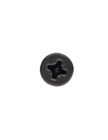 Parafuso de madeira aglomerado cabeça fresada Pozi PZ6 4,5X35 rosca total Aço zinco branco RAL9004 preto segurança