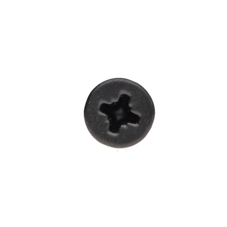 Parafuso de madeira aglomerado cabeça fresada Pozi PZ6 4,5X35 rosca total Aço zinco branco RAL9004 preto segurança