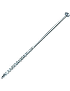 Parafuso de moldura TEKOR cabeça fresada dentado TORX T30 6X200 roscado sobre 100 cut ponto antifenda tipo 17 Aço 2
