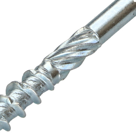 Parafuso de moldura TEKOR cabeça fresada dentado TORX T30 6X200 roscado sobre 100 cut ponto antifenda tipo 17 Aço