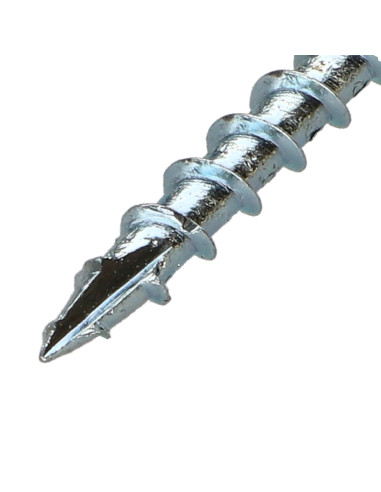 Parafuso de moldura TEKOR cabeça fresada dentado TORX T25 5X100 roscado sobre 60 cut ponto antifenda tipo 17 Aço