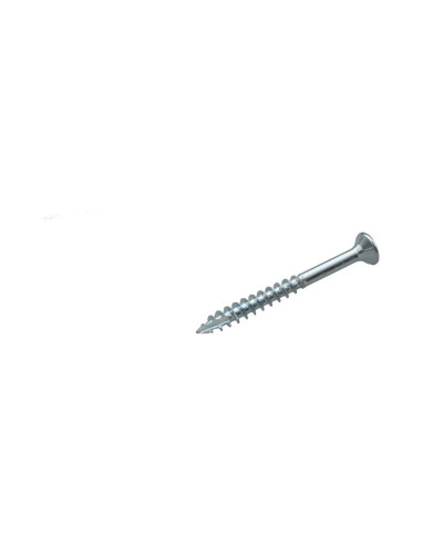 Parafusos de madeira e aglomerado TEKOR cabeça fresada dentado 4X35 TORX T20 diâmetro da cabeça 7 Aço zinco branco