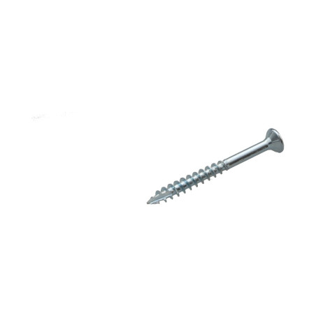 Parafusos de madeira e aglomerado TEKOR cabeça fresada dentado 4X35 TORX T20 diâmetro da cabeça 7 Aço zinco branco