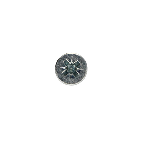 Parafuso de madeira aglomerado cabeça fresada Pozi PZ7 6X60 rosca parcial Aço zinco branco GLEITMO 627