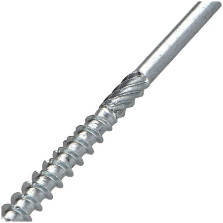 Parafusos de madeira e aglomerado TEKOR cabeça fresada dentado 5X100 roscado sobre 60 TORX T25 Aço zinco branco cut
