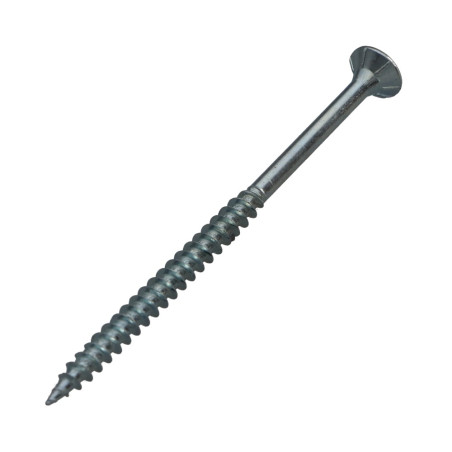 Parafusos de madeira e aglomerado TEKOR cabeça fresada dentado 4,5X70 roscado sobre 42 TORX T20 Aço zinco branco cut