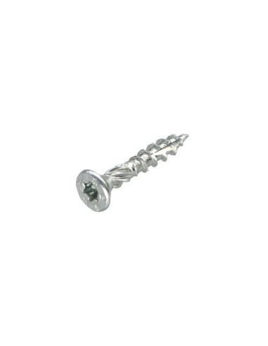 Parafuso de moldura TEKOR cabeça fresada dentado TORX T20 4X25 roscado sobre 15 cut ponto antifenda tipo 17 Aço