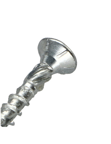 Parafuso de moldura TEKOR cabeça fresada dentado TORX T20 4X25 roscado sobre 15 cut ponto antifenda tipo 17 Aço
