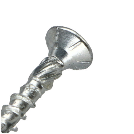 Parafuso de moldura TEKOR cabeça fresada dentado TORX T20 4X25 roscado sobre 15 cut ponto antifenda tipo 17 Aço