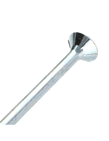 Parafusos de madeira e aglomerado TEKOR cabeça fresada dentado 6X160 roscado sobre 70 TORX T30 Aço zinco branco cut